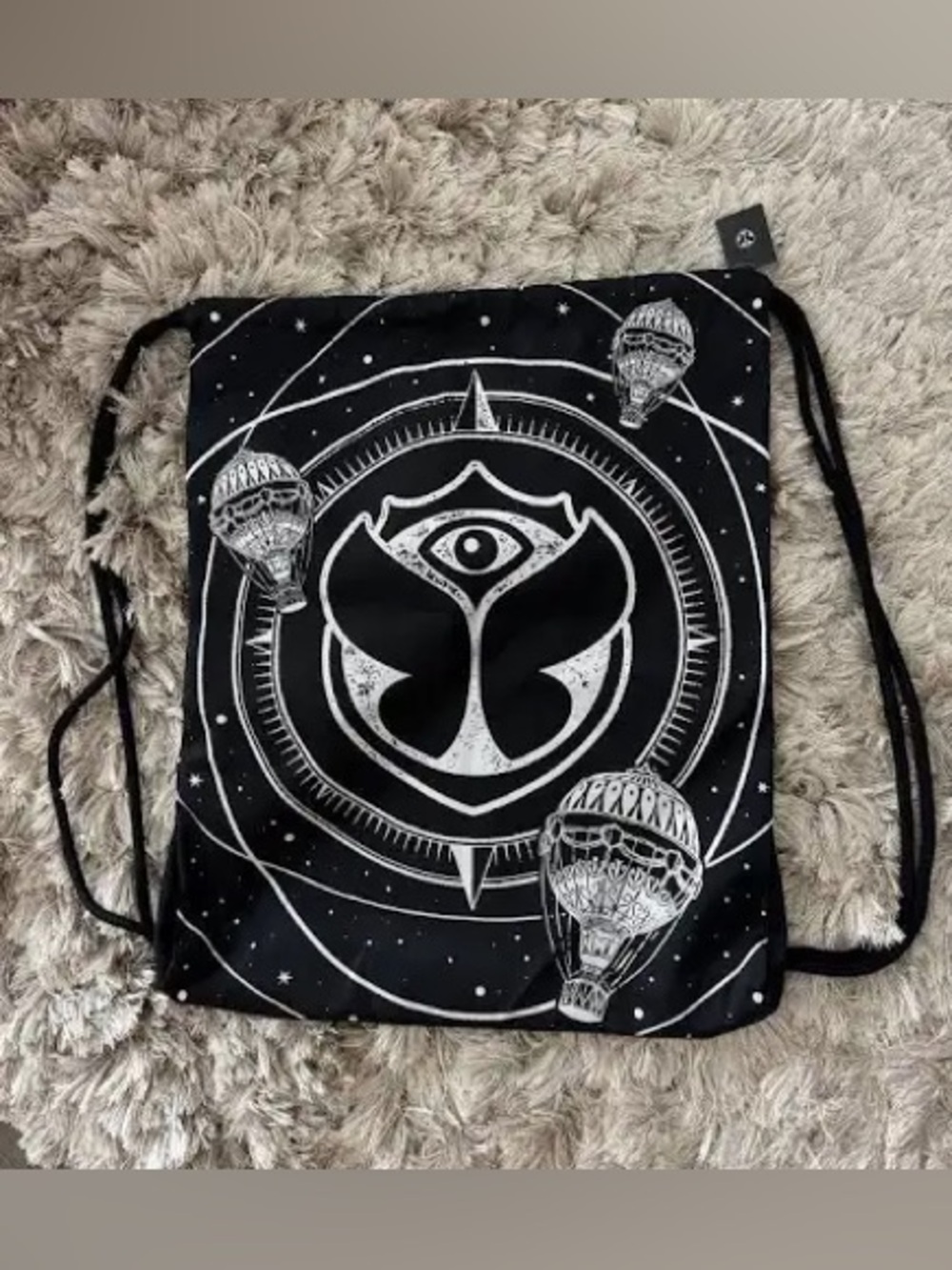 Tomorrowland Orbyz 2025 Edition  Backpack with White Festival Emblem